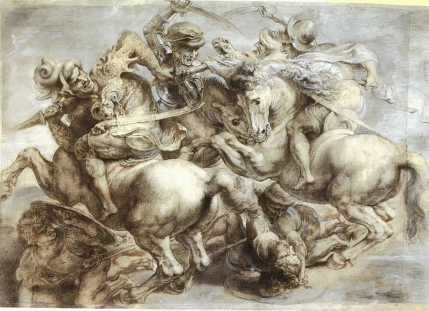 Leonardo da Vinci's The Battle of Anghiari