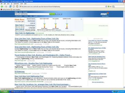 Microsoft provided Firefox Screenshot