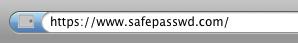 SafePasswd HTTPS URL Bar