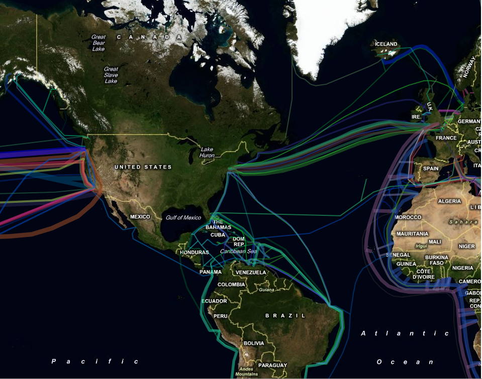 Undersea Cable Map
