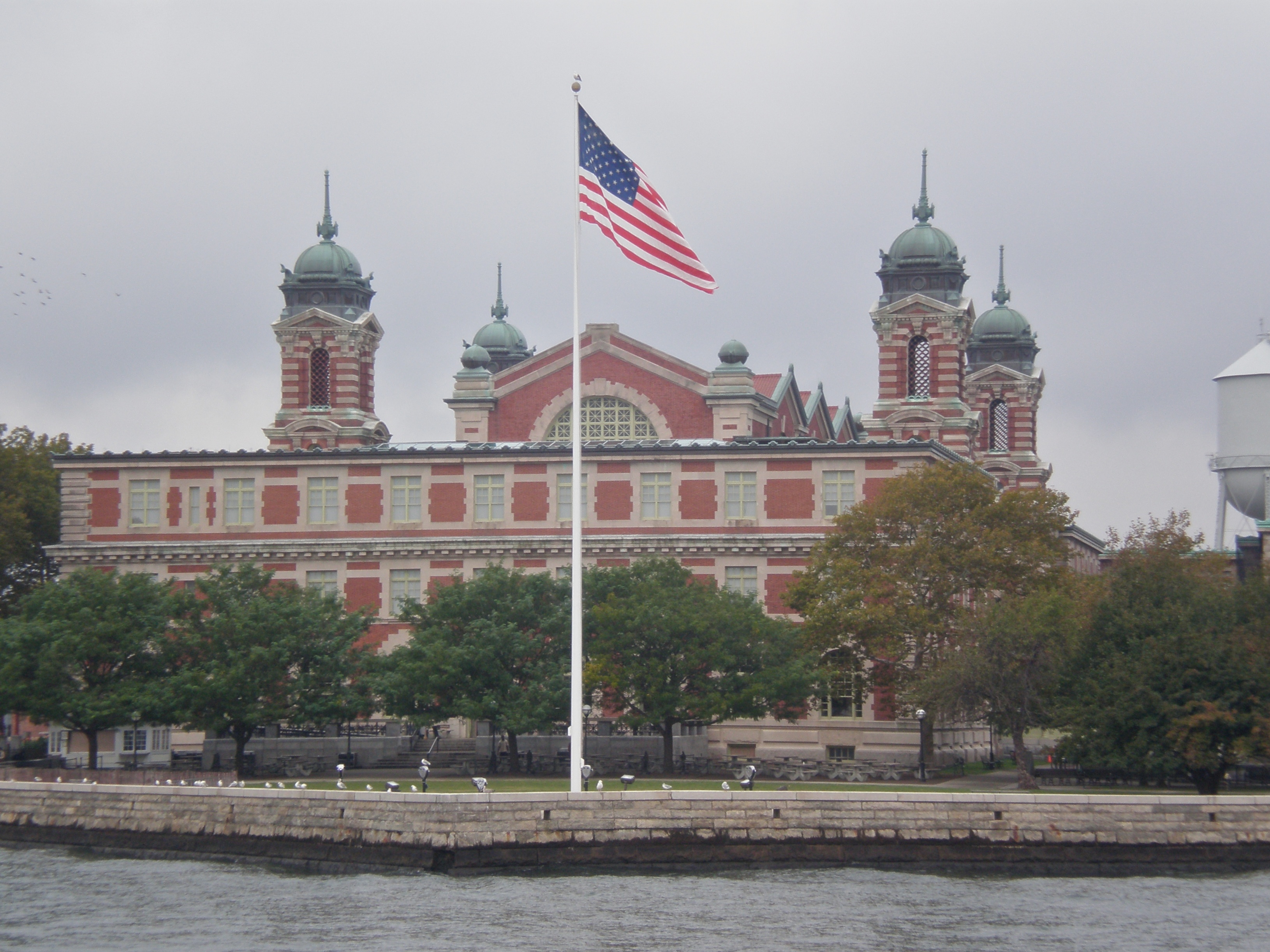 Ellis Island From Ferry
