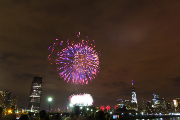 Fireworks From Liberty State Park